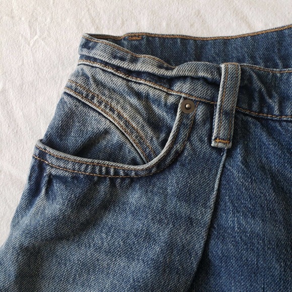 FRAME High Waist Mosaic Shorts Size 28 Raw Hem MSRP $210 Mesa Wash - Picture 2 of 6